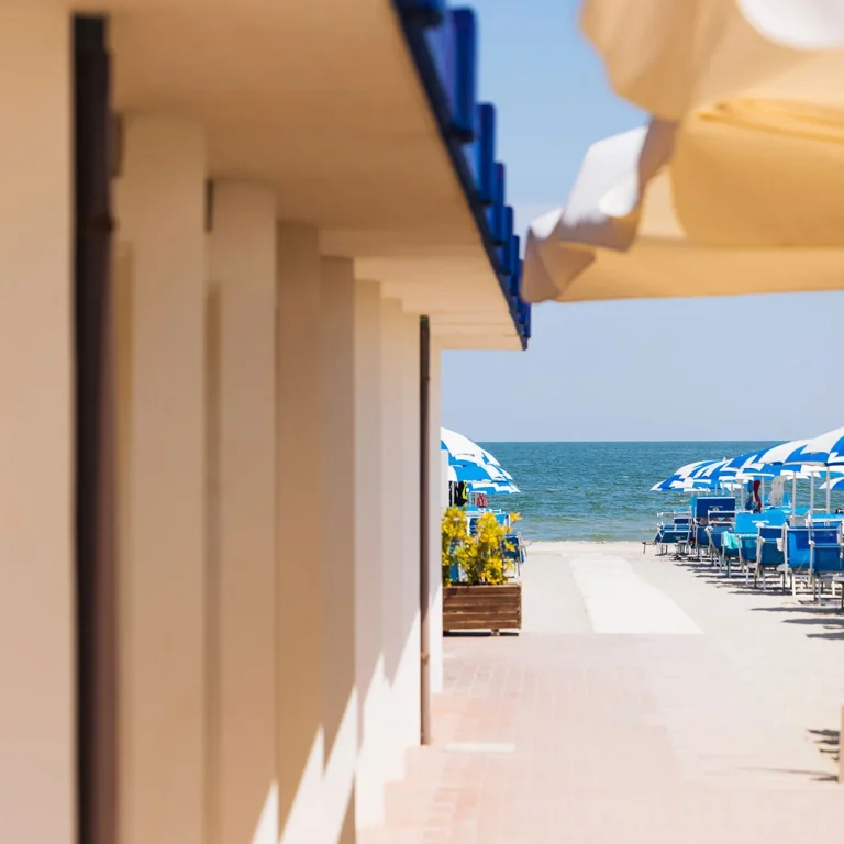 Beach italy hotel fenice milano marittima