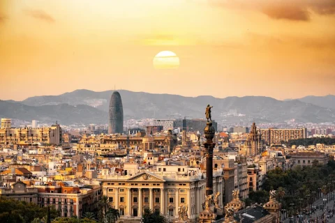 Glutenfree barcelona food tour city view